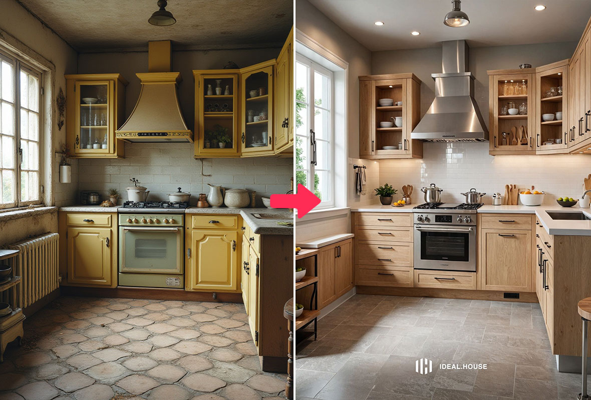 AI संरचना पहचान के साथ वास्तविक समय में रसोई डिज़ाइन अनुकूलन